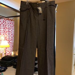 Never worn, with tags, gray pants